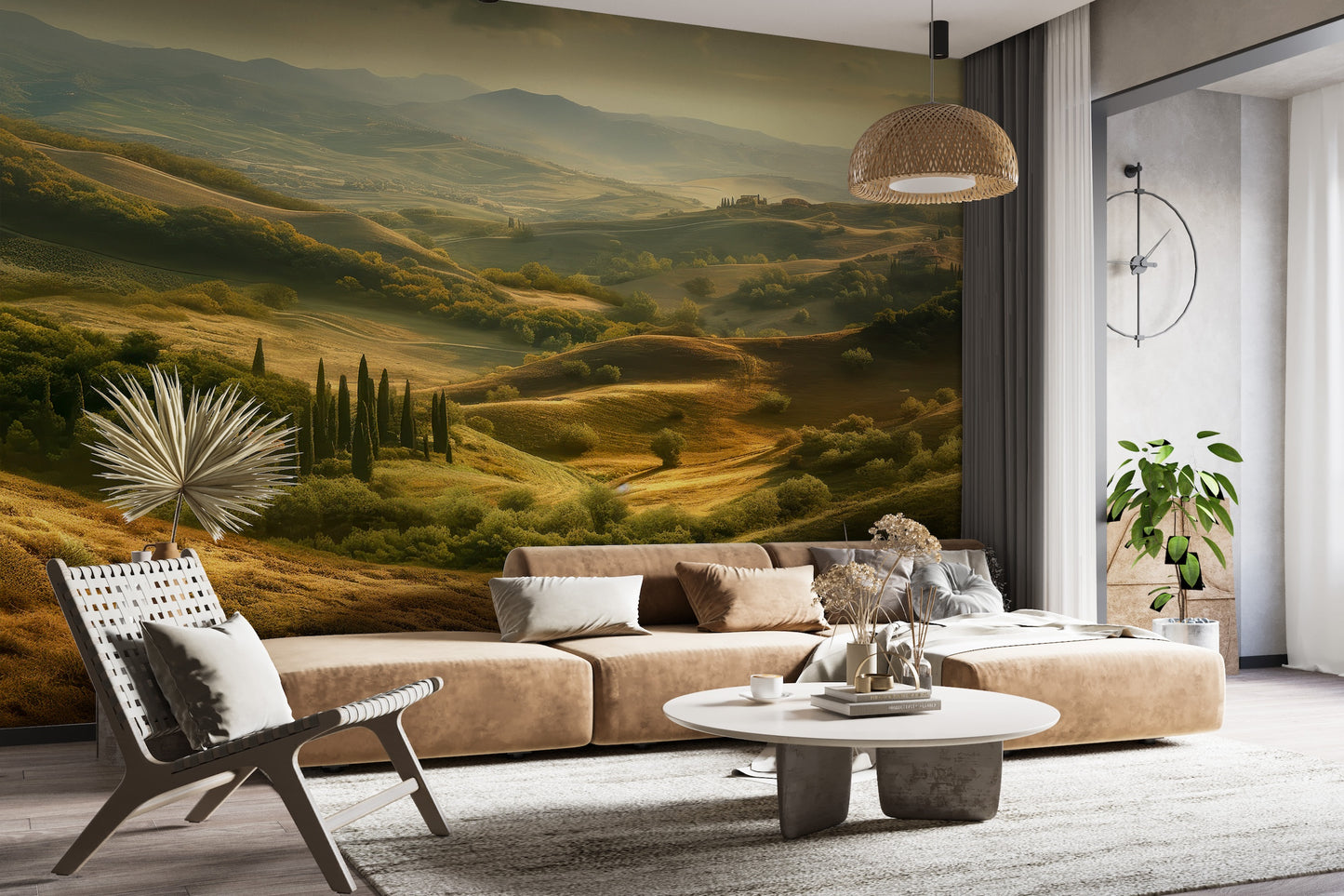 Ilustración Paisaje Campirano