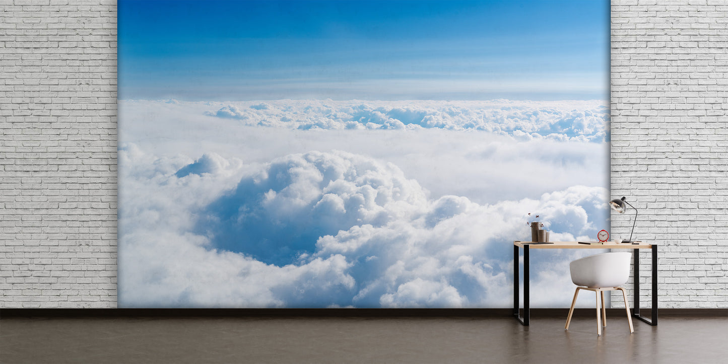 Vista sobre Nubes en el Cielo