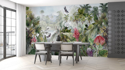 Jungla Tropical y Libelulas