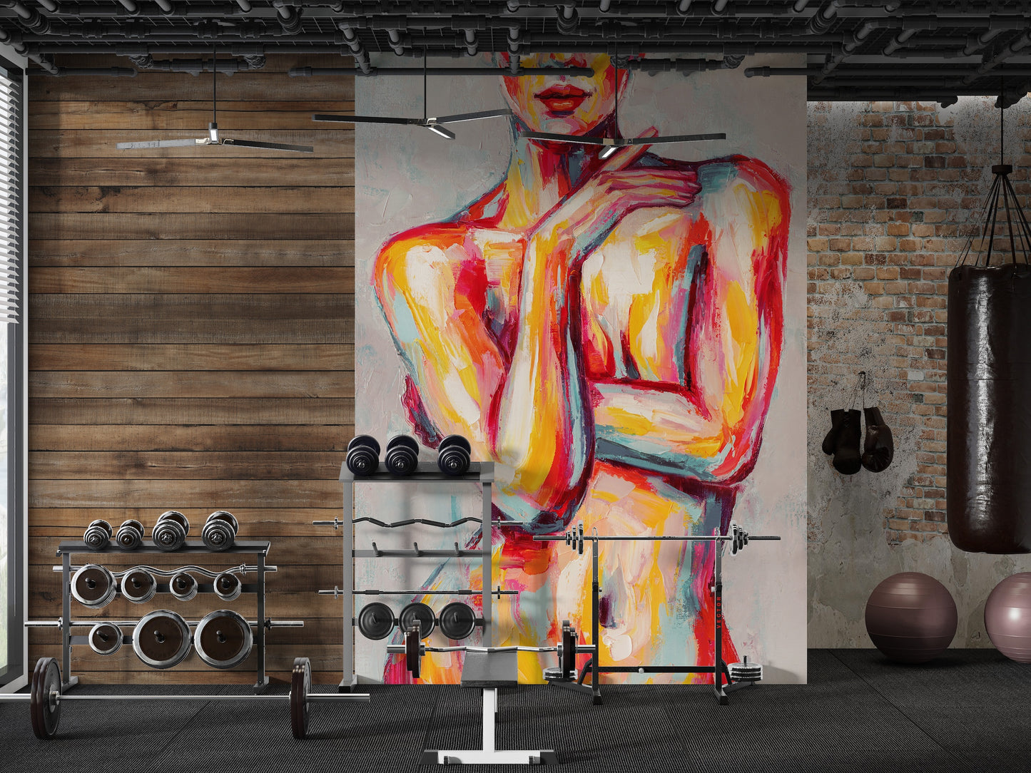 Sexy Woman Oil Painting Brushes II