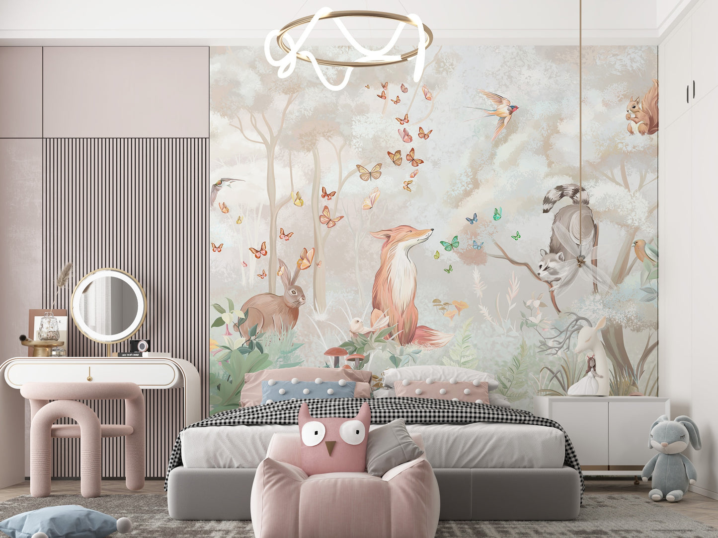 Bosque y Animalitos 5 Colores