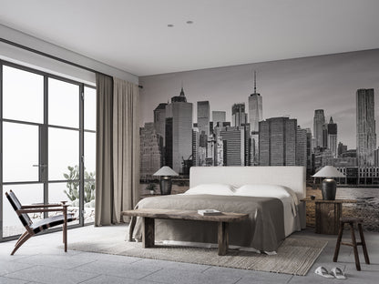 New York Skyline Black & White