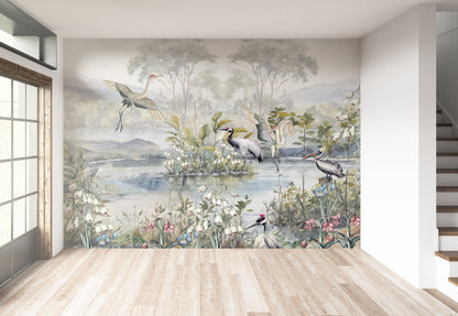 Garzas en Oasis Tropical