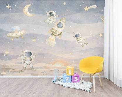 Astronautas y Espacio Wallpaper