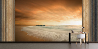 Paisaje Playa al Atardecer