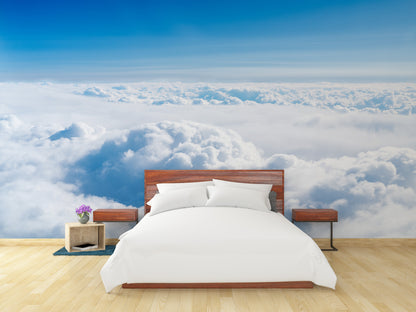 Vista sobre Nubes en el Cielo