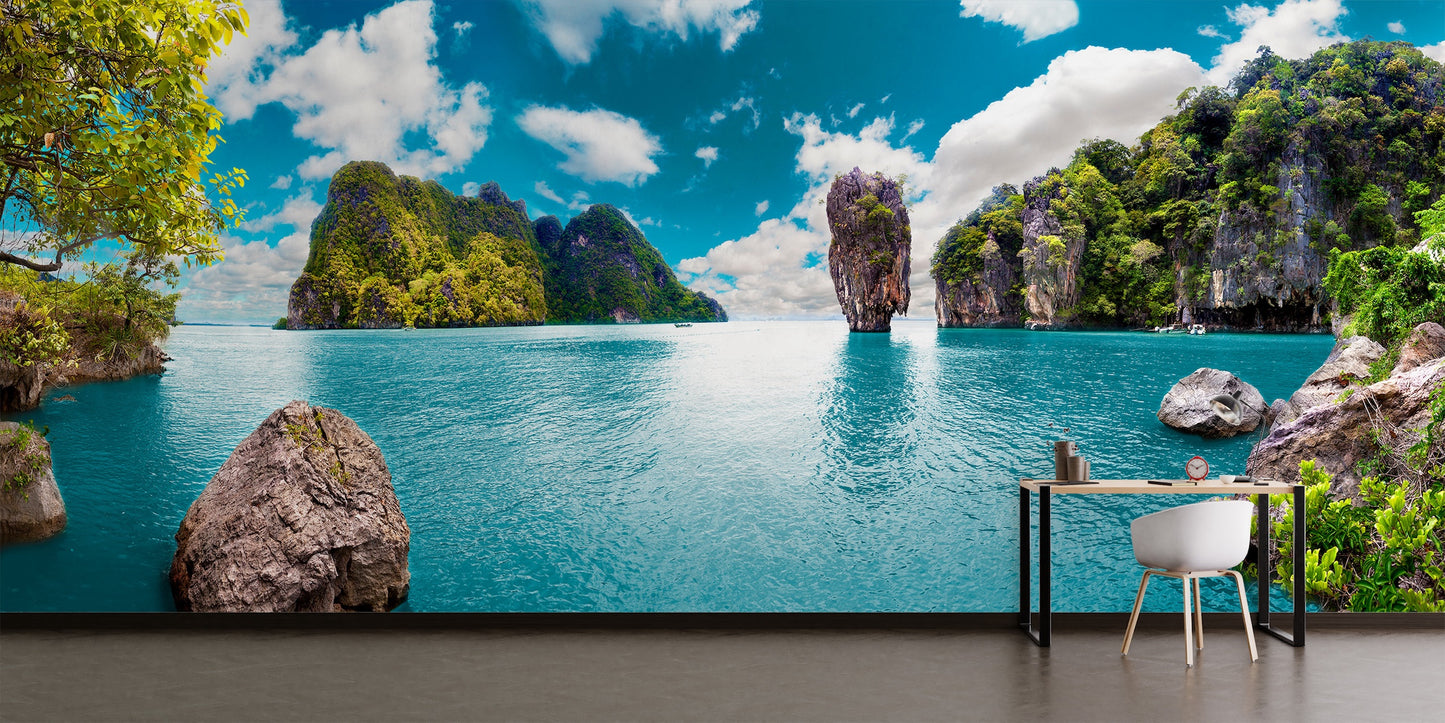 Pintoresco Paisaje Mar en Tailandia