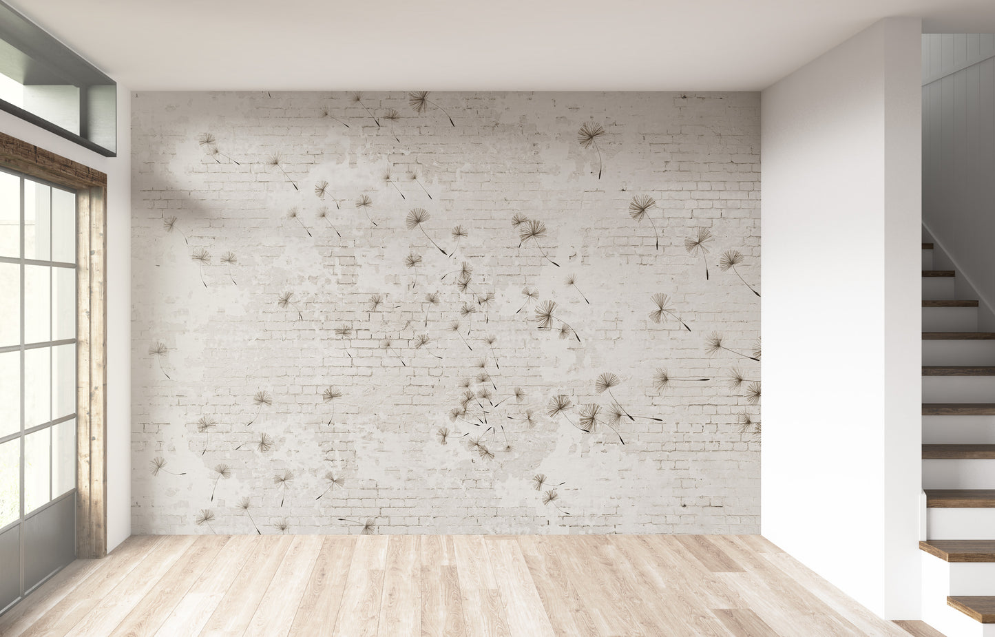 Muro Ladrillo Off White y Dandelion