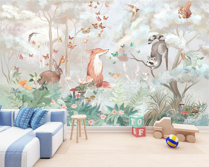 Bosque y Animalitos 5 Colores