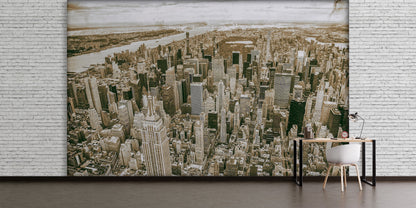 Retro Vintage New York Skyline