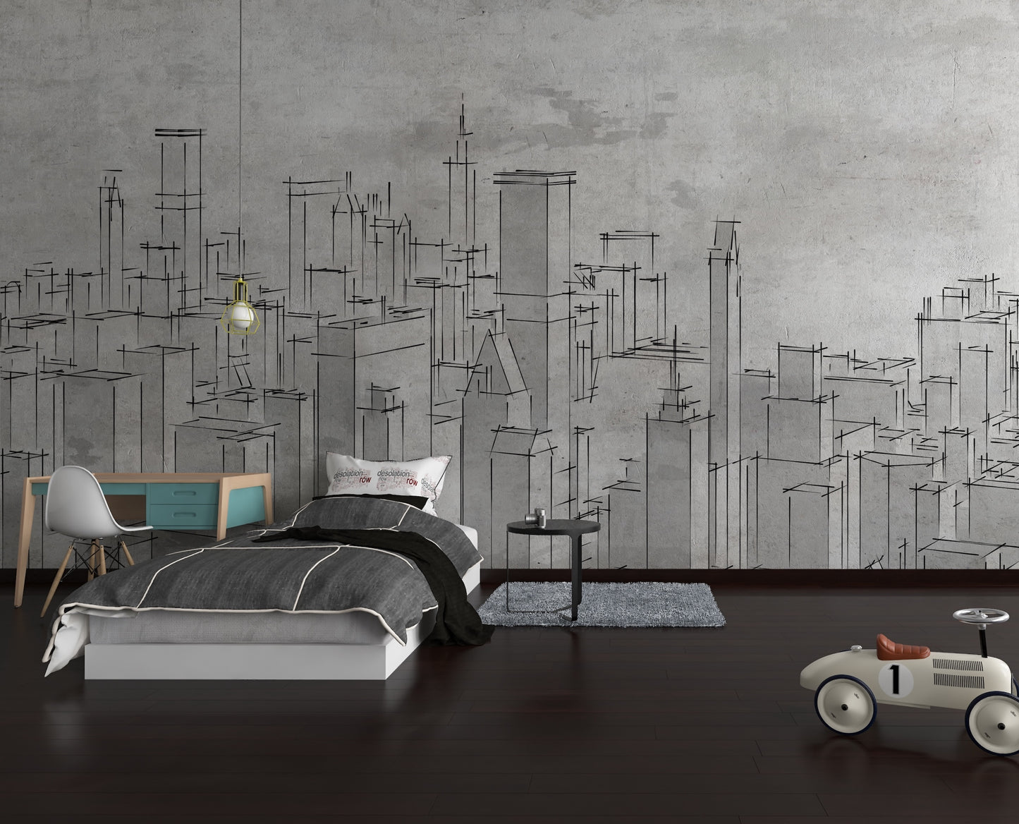 Sketch Edificios a Línea