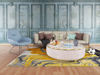 Grunge French Panel - Light Blue