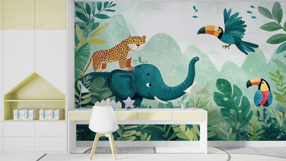 Selva Infantil Jaguar, Elefante y Tucanes