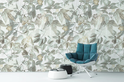 Patrón Floral Precioso Follaje