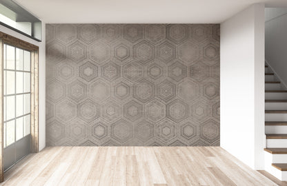 Patrón Geométrico Estilo Mármol I