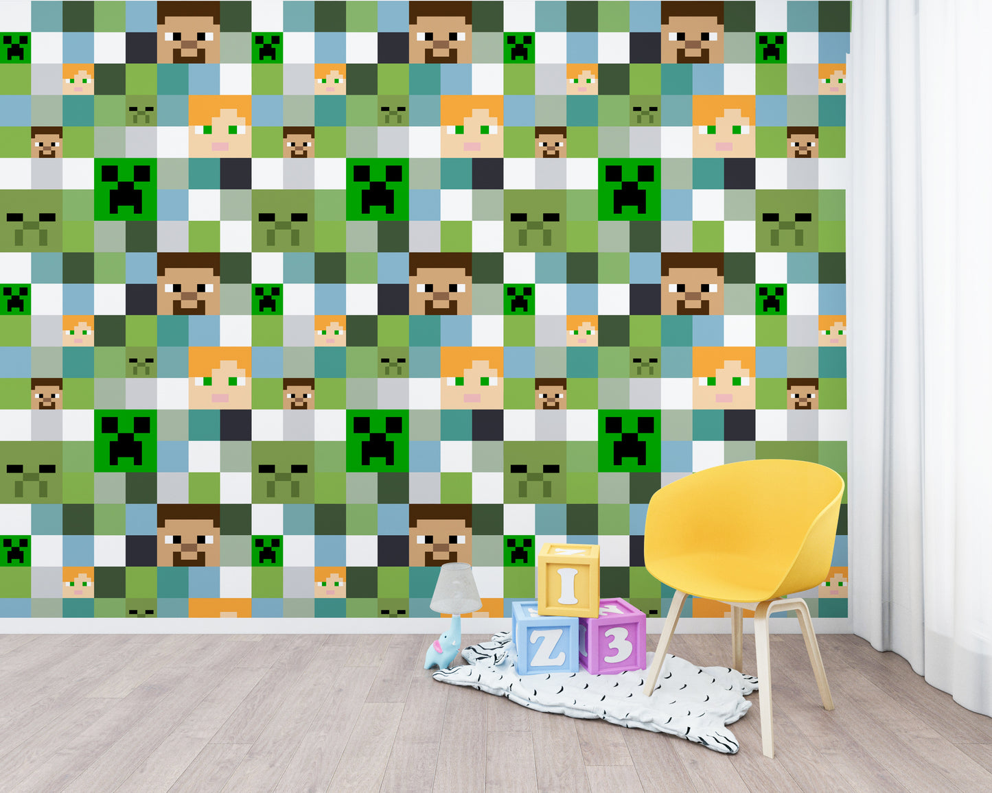 Minecraft Faces and Squares