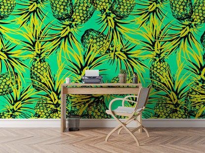 Piñas Pineapples Grunge