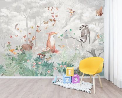 Bosque y Animalitos 5 Colores