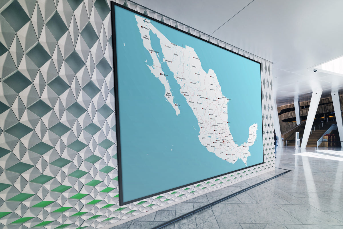 Mapa México por Estados, Dos Versiones
