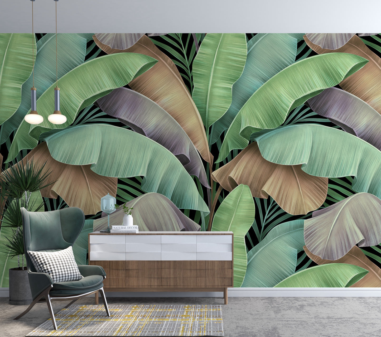 Colorful Tropical Leaves