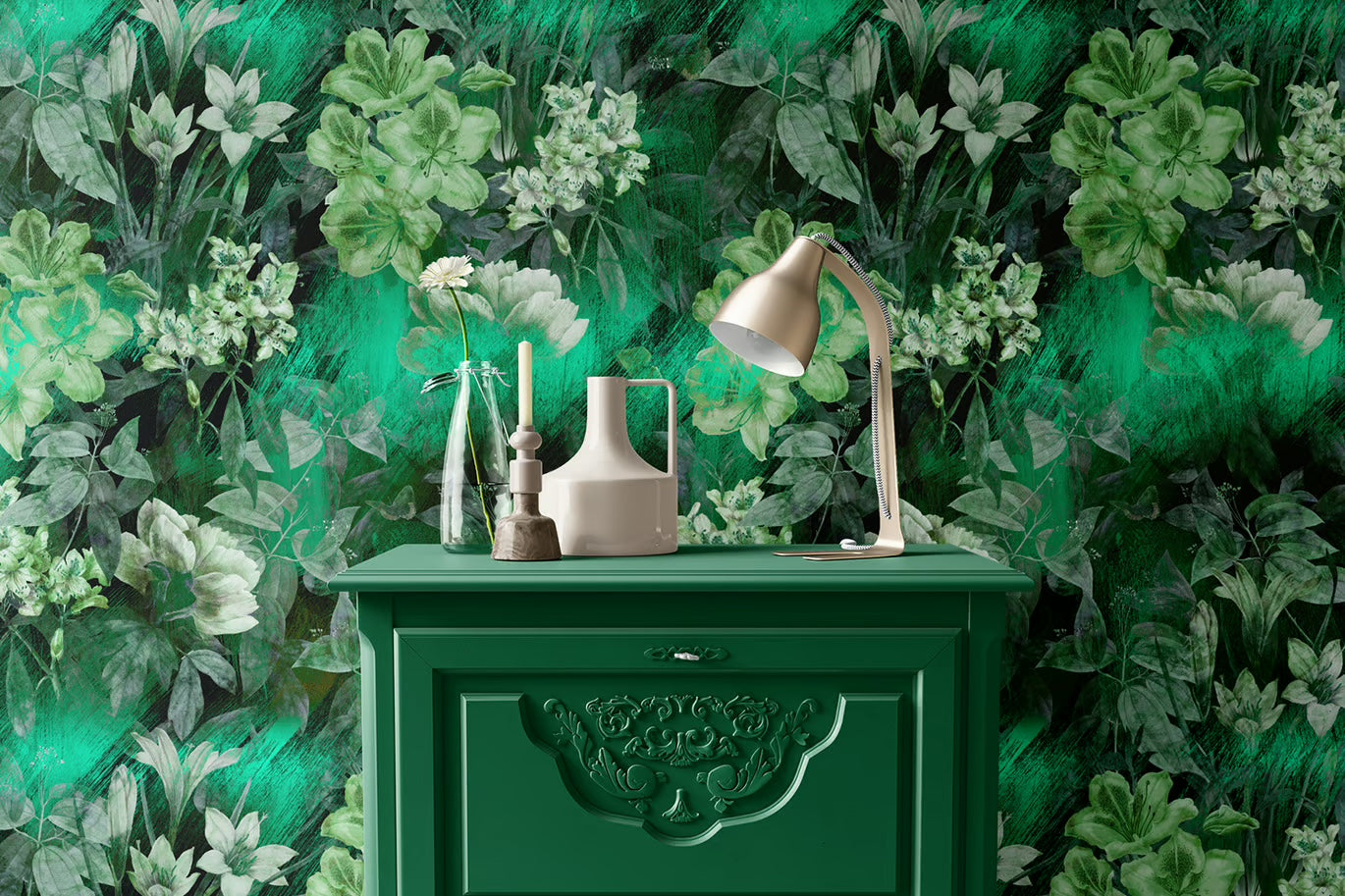 Beautiful  Green Garden Texture