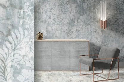 Greca Damasco Gris Claro