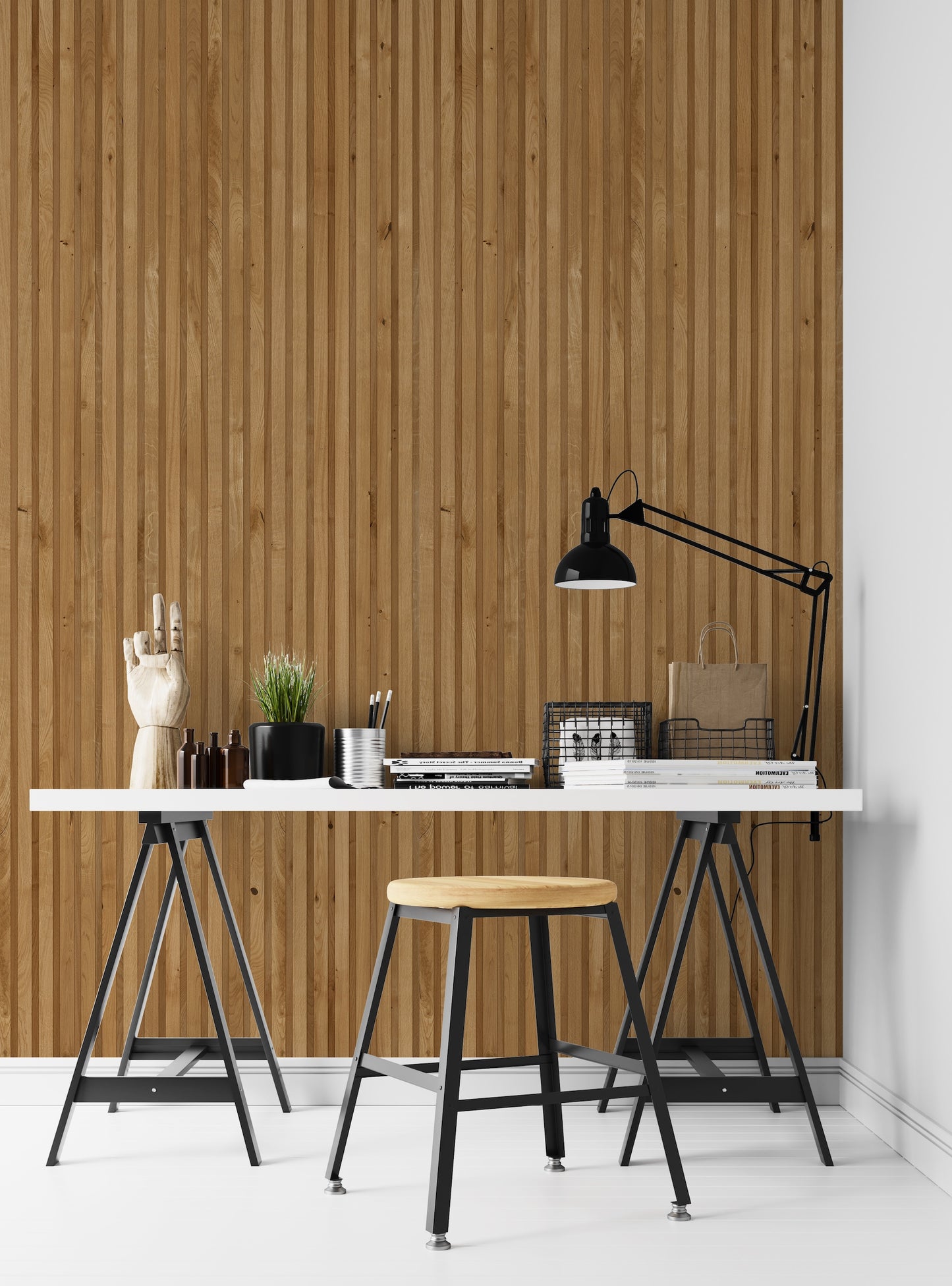 Imitación Lambrín de Madera Natural Wood