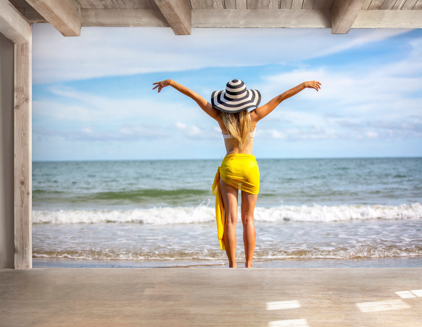 Chicas Modelando en la Playa
