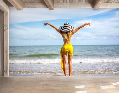 Chicas Modelando en la Playa