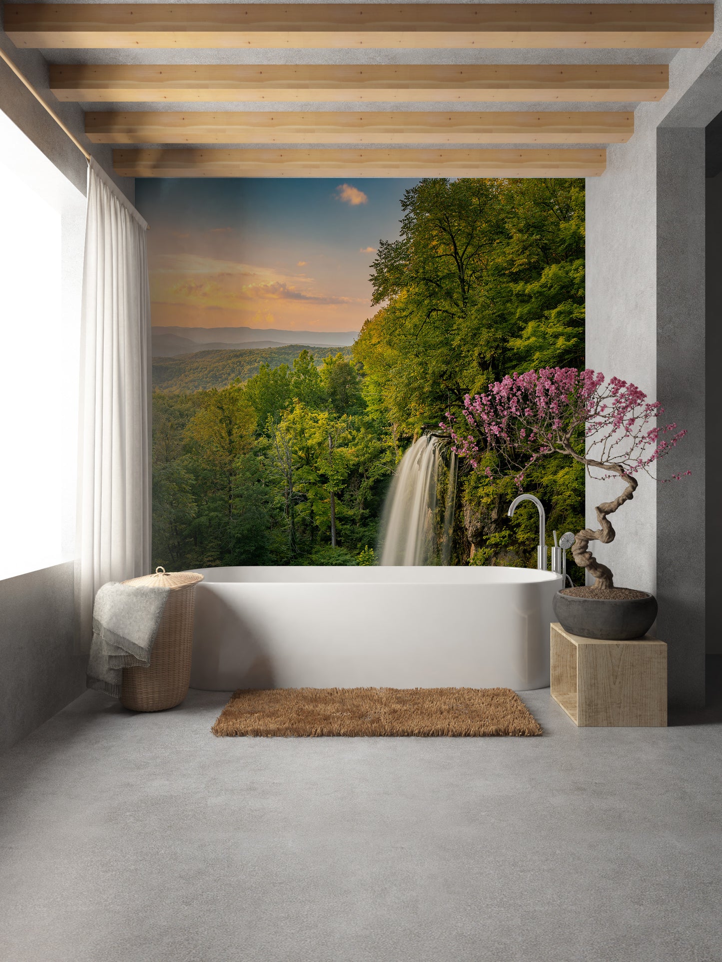 Cascada en el Bosque