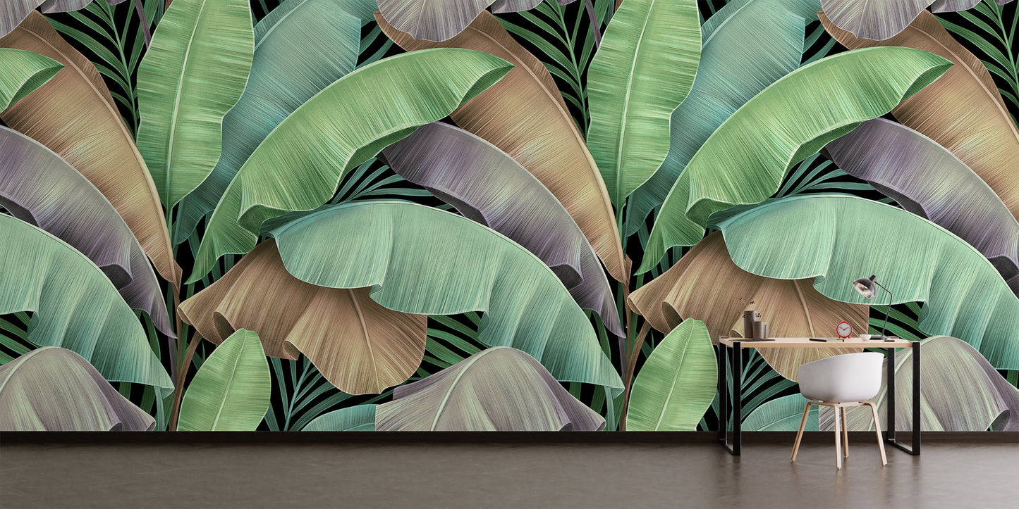 Colorful Tropical Leaves