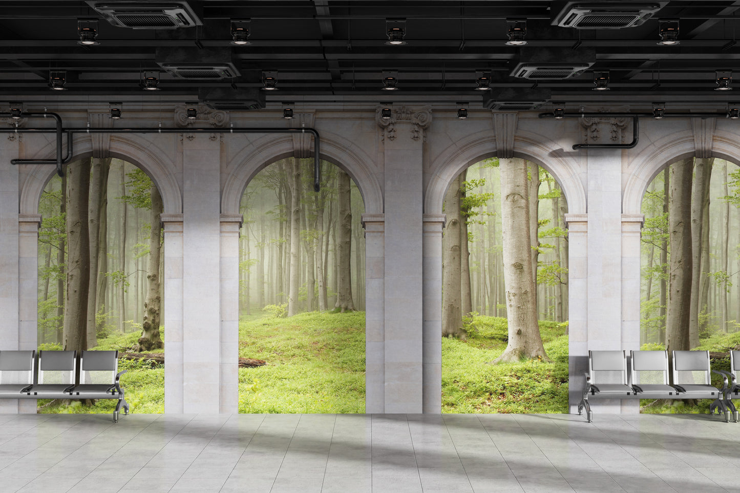 Arcos de Cantera y Varios Paisajes - Beige