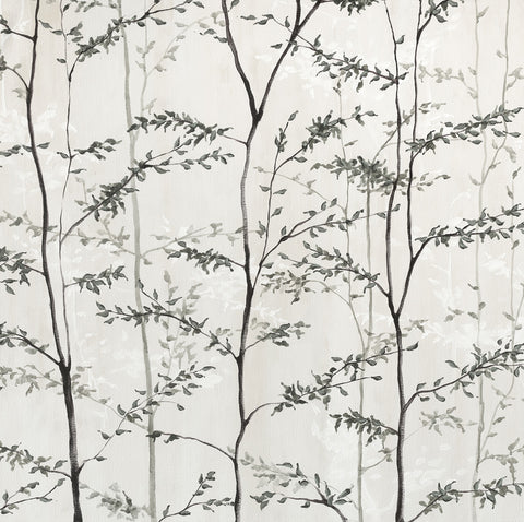 Europrint Elegant Tree Forest - Off White