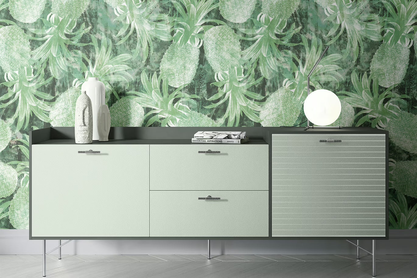 Piñas Pineapples Grunge