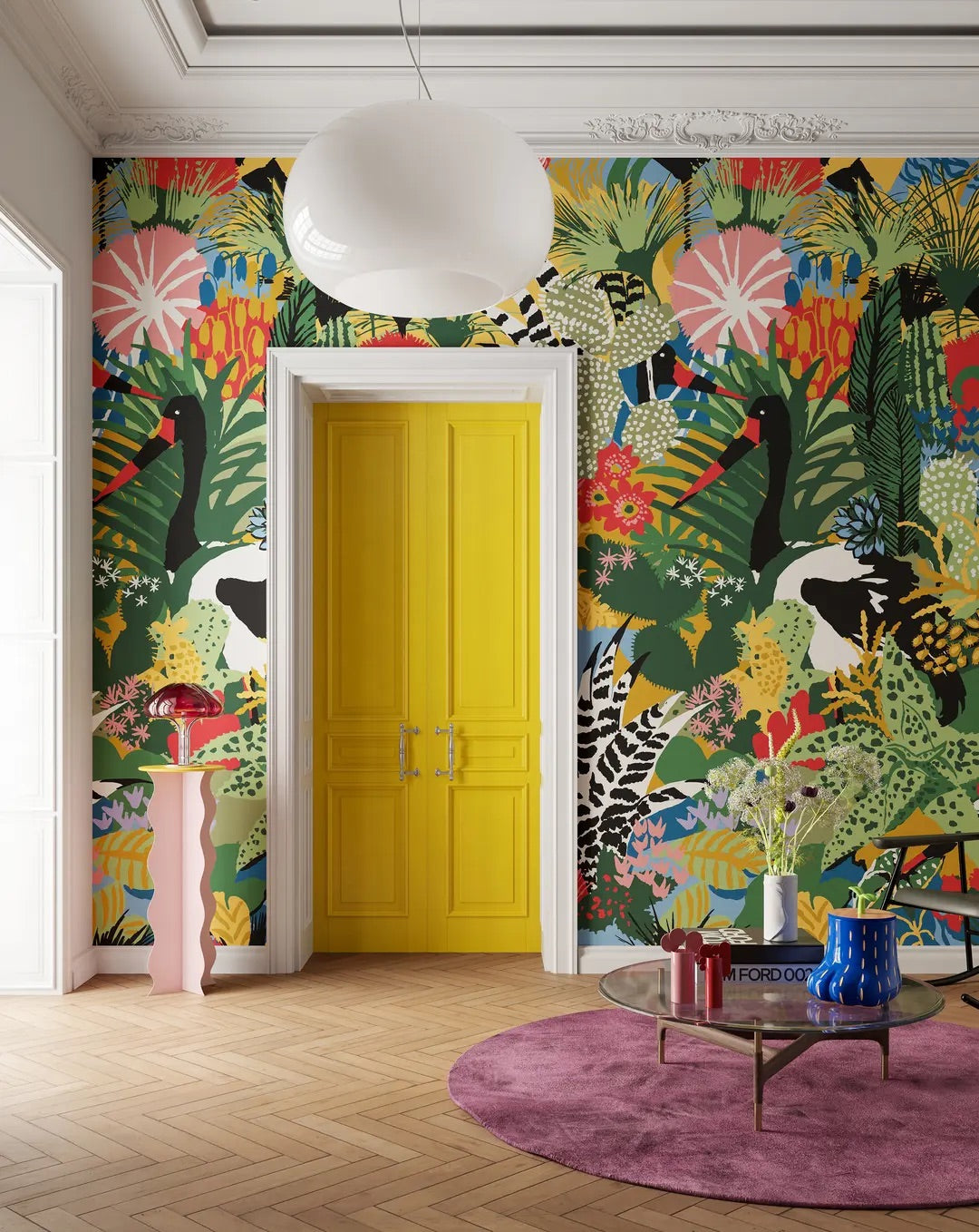 Patos y Plantas Abstractas II