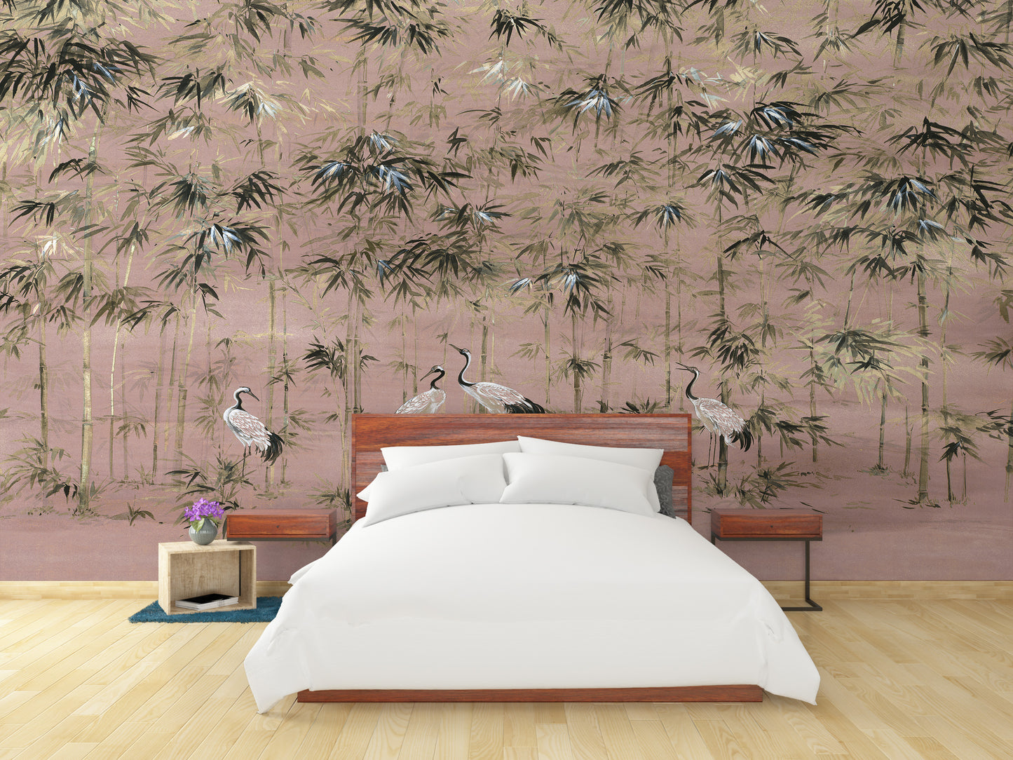 Garzas en Bosque de Bamboo - Sunrise