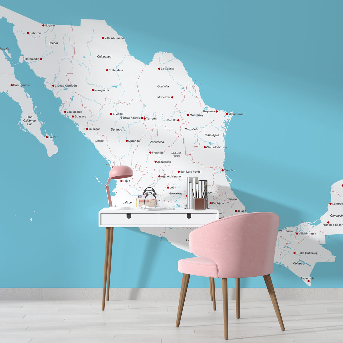 Mapa México por Estados, Dos Versiones