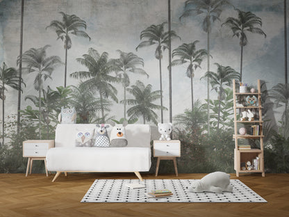 Paisaje Palmeras Tropicales II