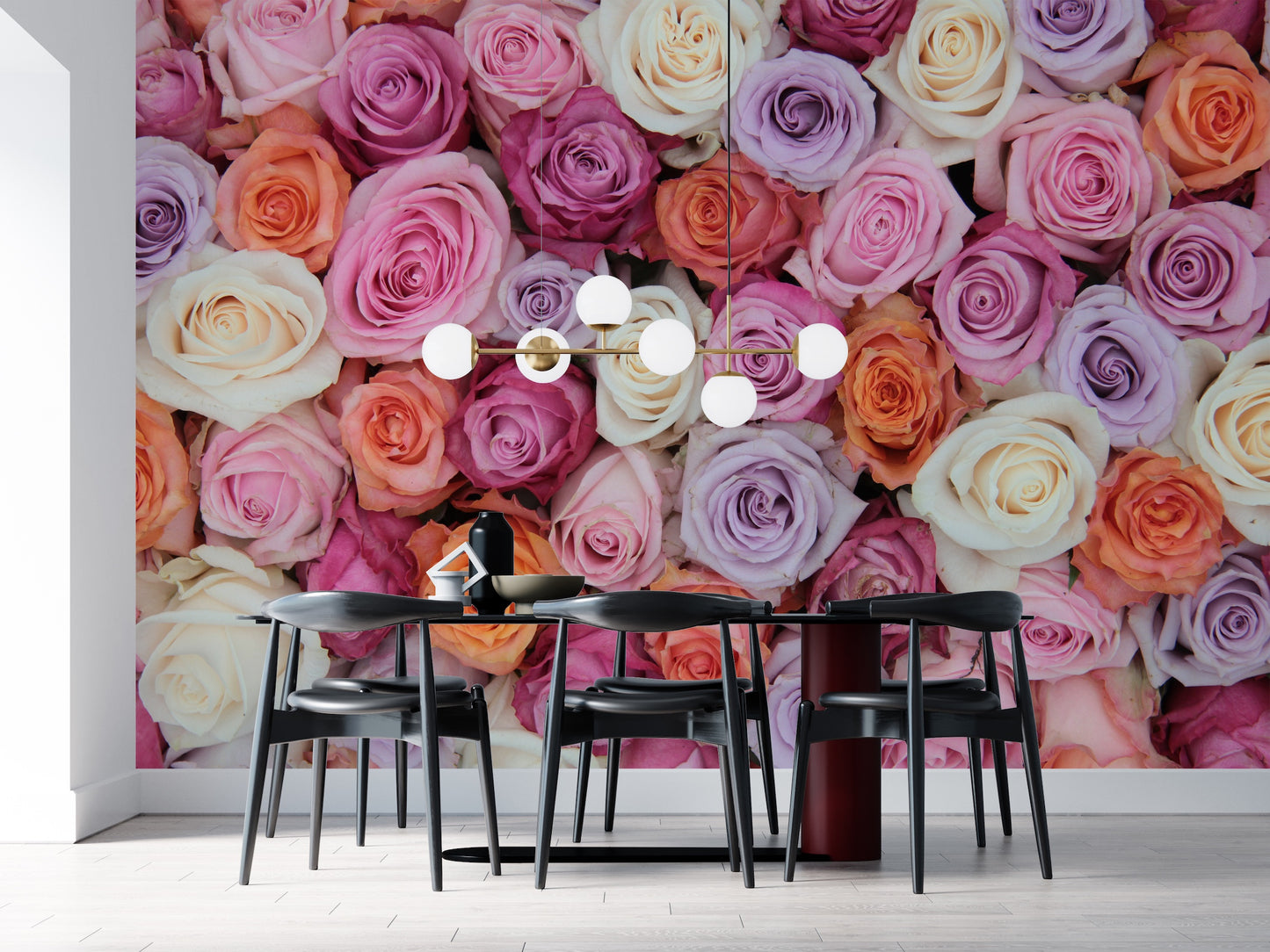 Pink & White Roses