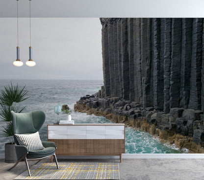 Paisaje Isla Staffa, Escocia