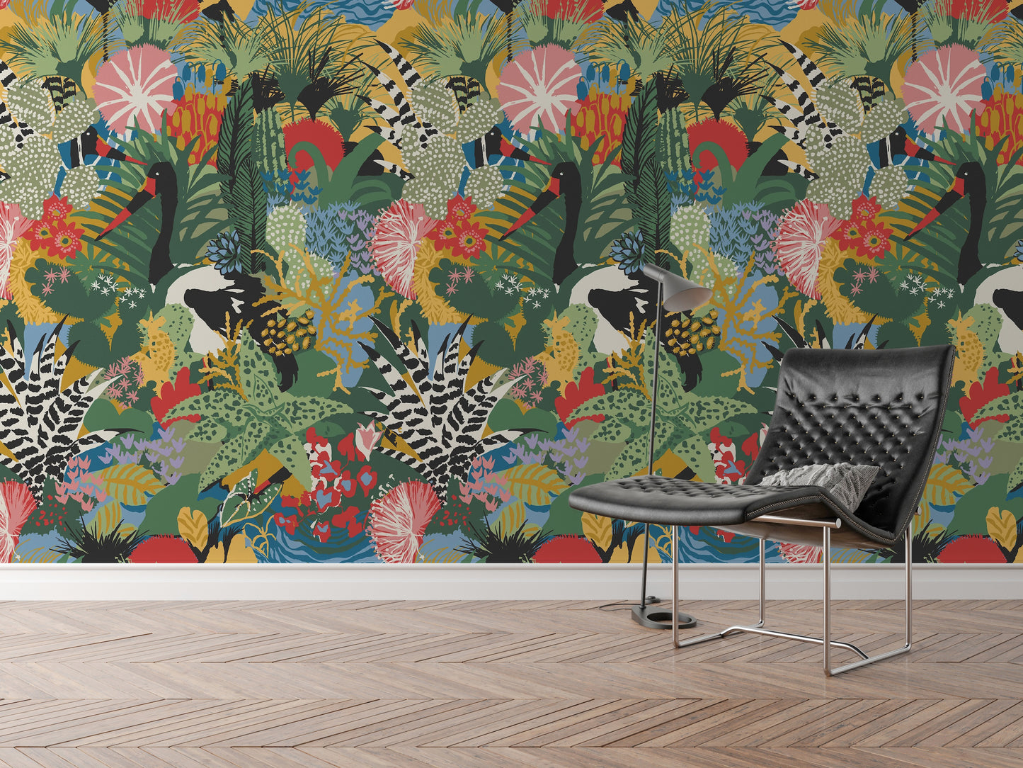 Patos y Plantas Abstractas II