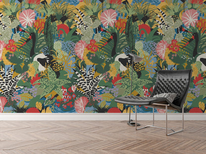 Patos y Plantas Abstractas II