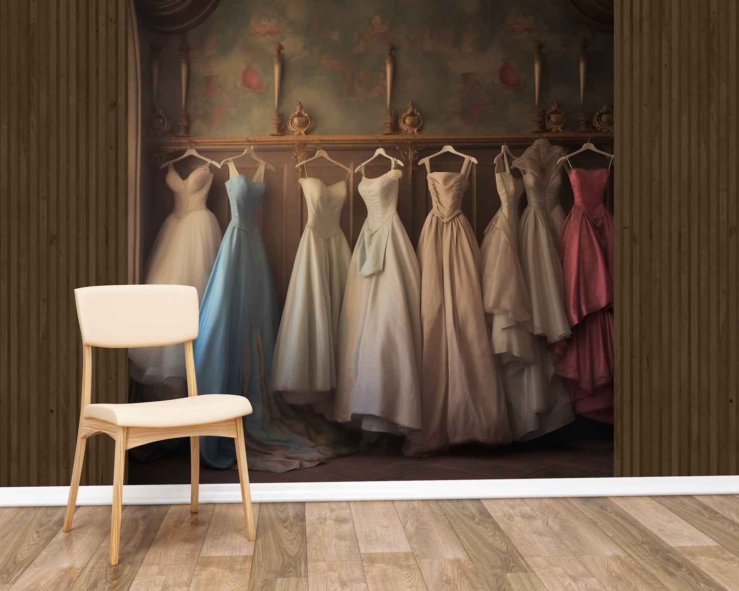 Aparadores Con Vestidos Estilo Princesas