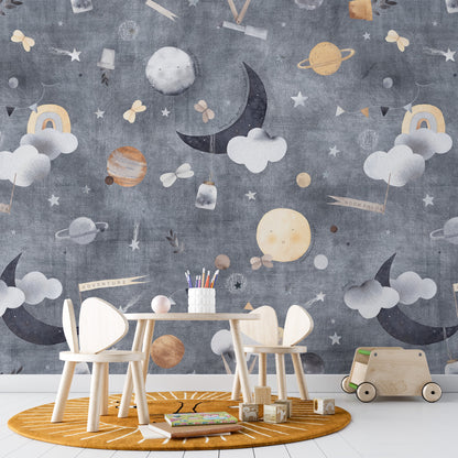 Cute Baby Animals and Moons