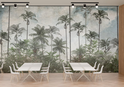 Paisaje Palmeras Tropicales II
