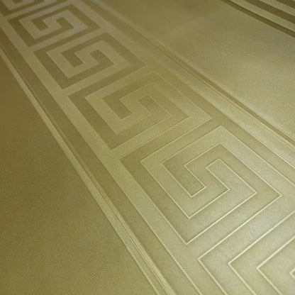 Tapiz Wallpaper Versace Grecas y Líneas - Dorado