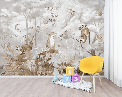 Bosque y Animalitos 5 Colores