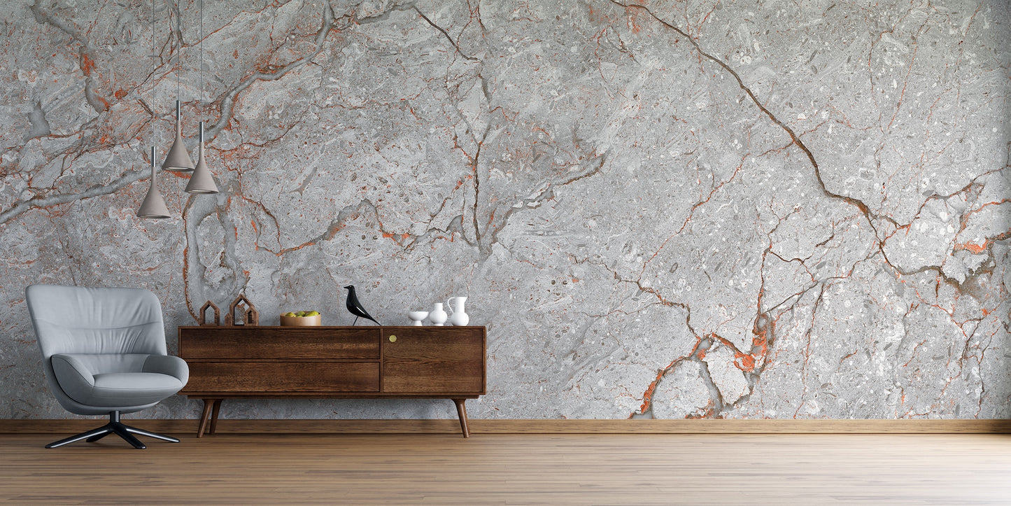 Marmol Gris Claro Vetas Ocre