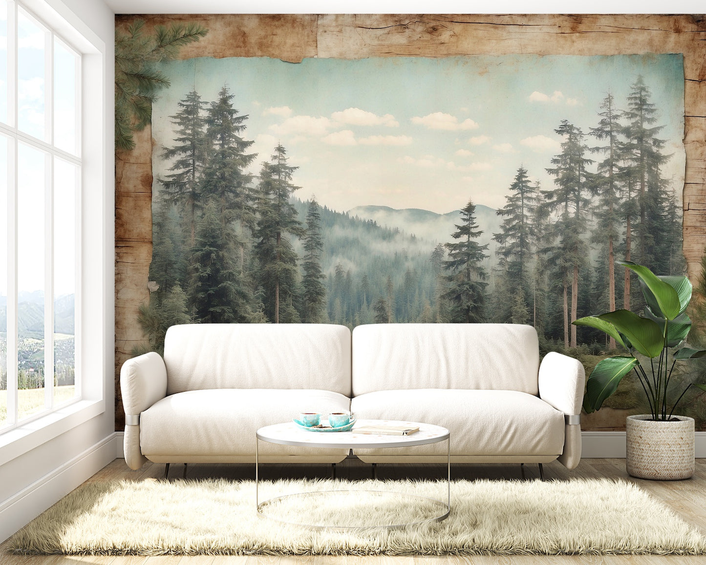 Paisaje Arboles y Bosques I