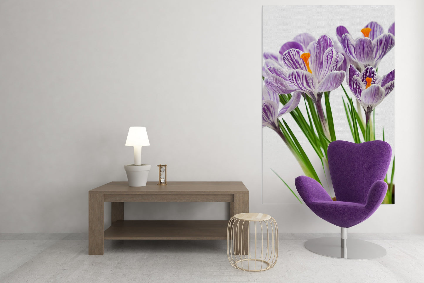 Canvas Decorativo Flowers Close-Up